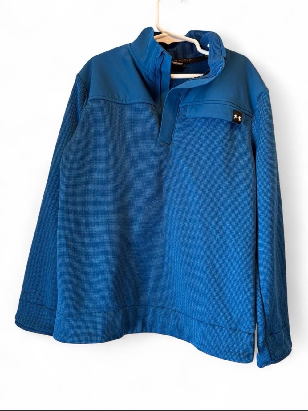 Under Armour Boys Blue Quarter Zip Pullover Approx Size 7/8